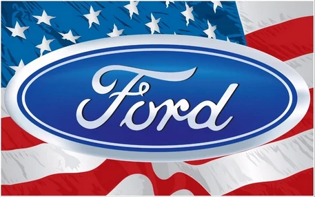 Ford America Flag-4x6 FT Banner-100% polyester-2 Metal Grommets by flagsshop