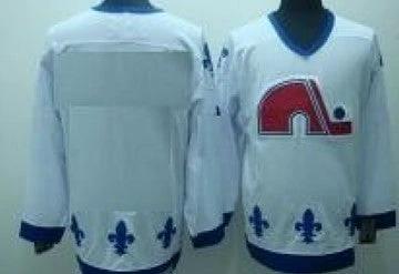 Quebec Nordiques Customized White CCM Jersey by Hockey David