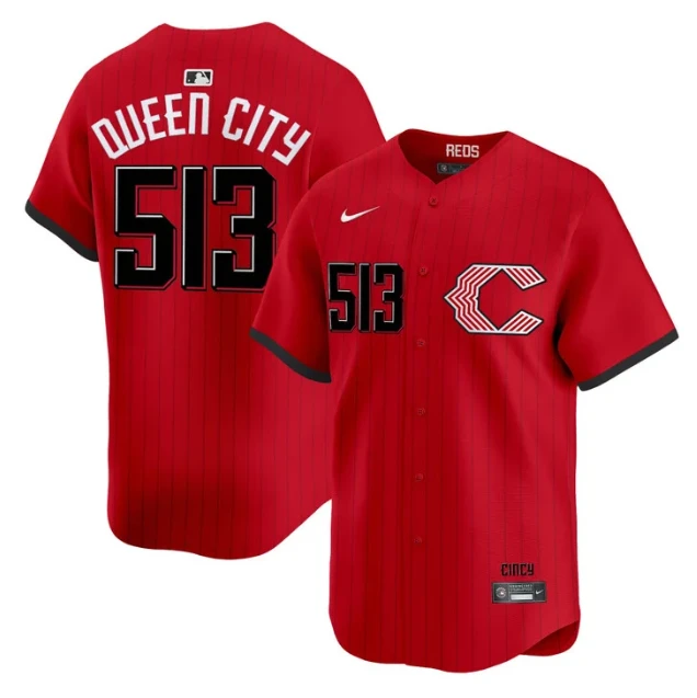 Queen City Jersey #513 Cincinnati Reds 2026 City Connect Vapor Premier Stitched by My Store