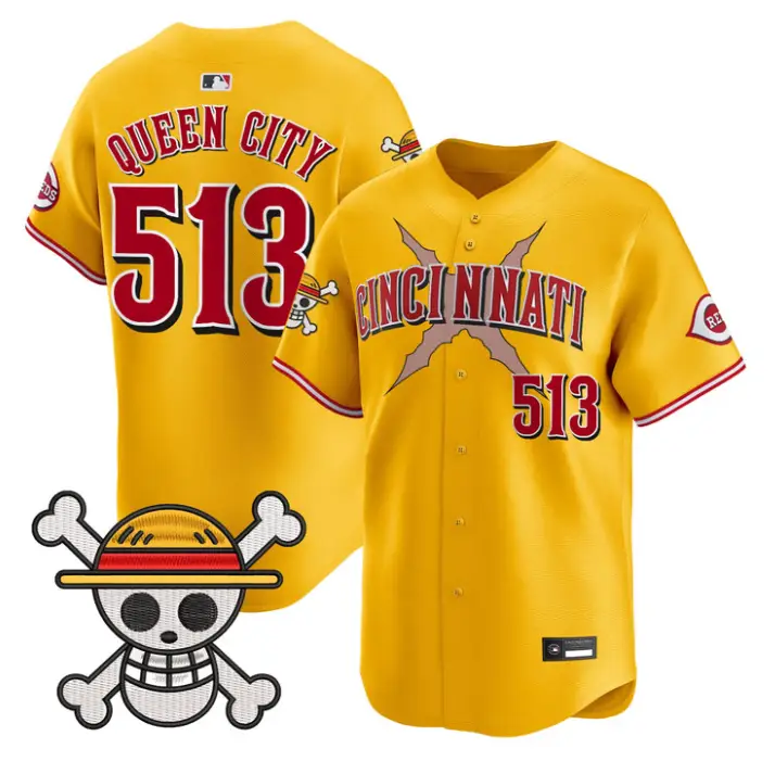 Queen City Jersey #513 Cincinnati Reds One Piece Vapor Premier Stitched by My Store