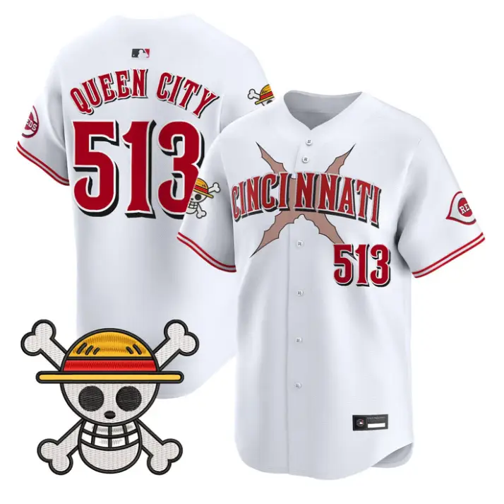 Queen City Jersey #513 Cincinnati Reds One Piece Vapor Premier Stitched by My Store