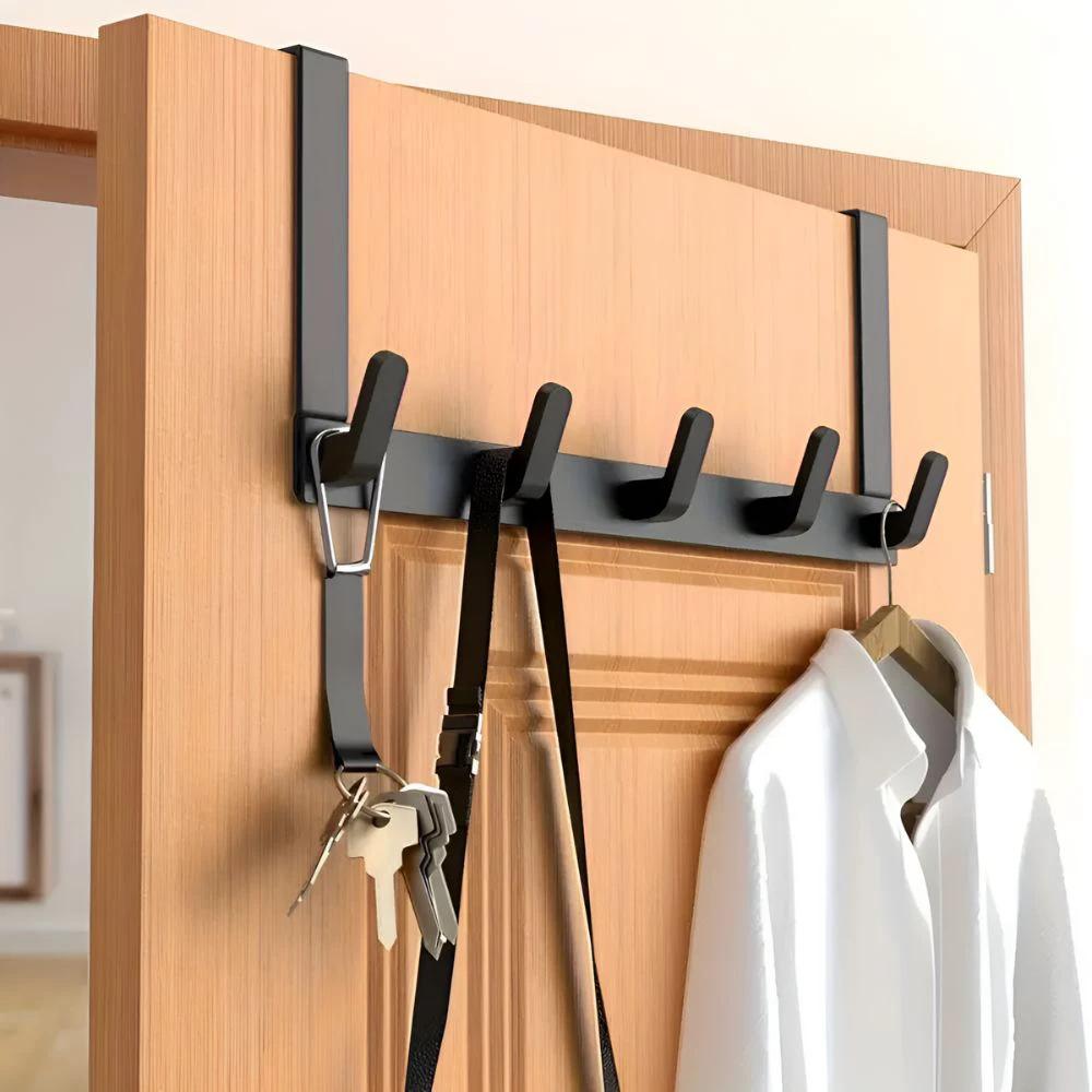 Quick Hang 5-Hook Door Rack by Casa & Beyond
