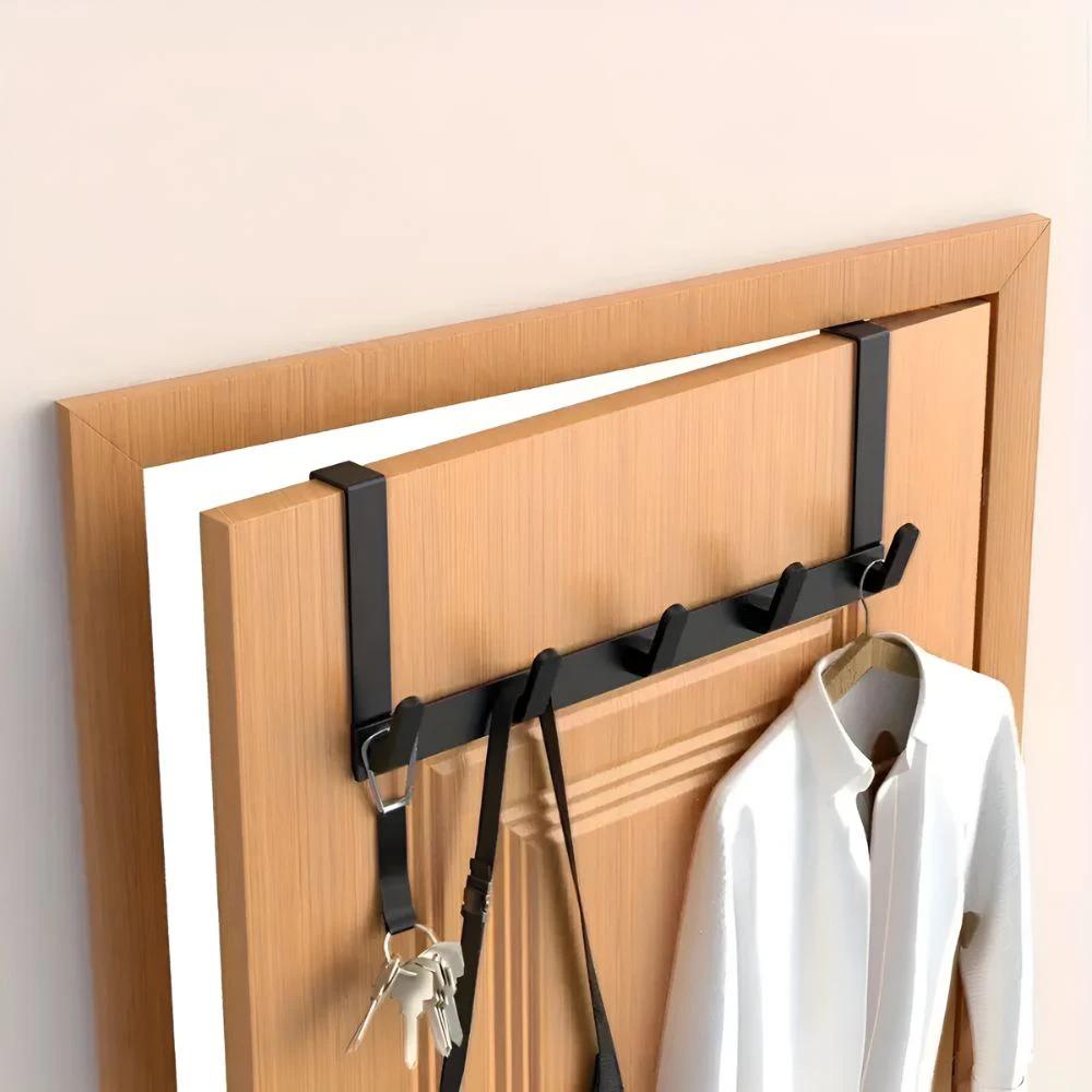 Quick Hang 5-Hook Door Rack by Casa & Beyond