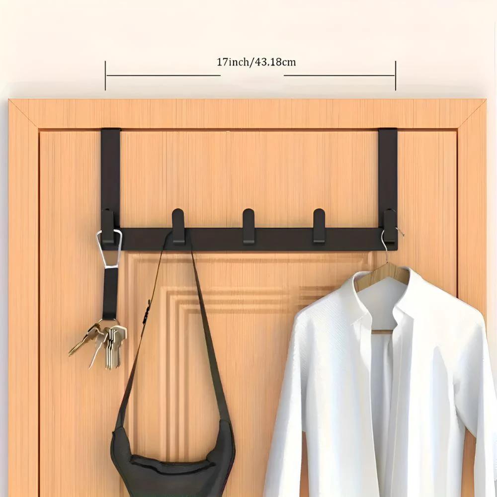 Quick Hang 5-Hook Door Rack by Casa & Beyond