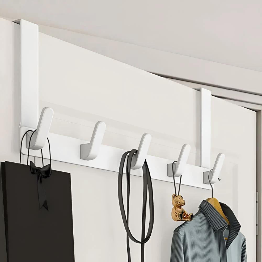 Quick Hang 5-Hook Door Rack by Casa & Beyond