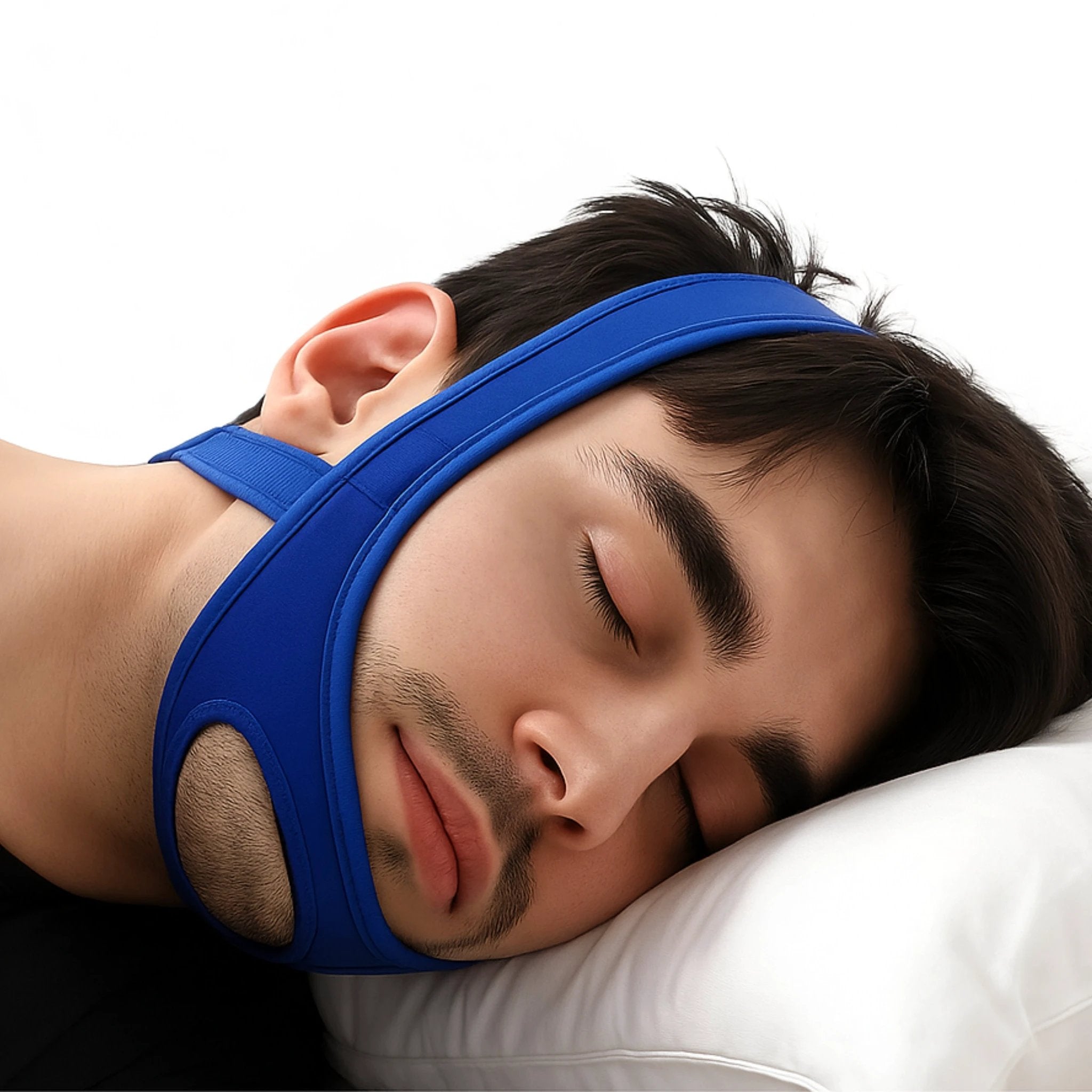 QuietNight | Anti Snoring Chin Strap – Sleep Apnoea Relief – Breathable & Adjustable – For Adults Seeking Better Sleep Bowlift by Bowlift