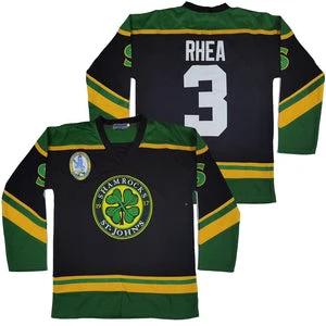 Ross The Boss Rhea #3 St. John s Shamrocks Hockey Jersey Black by Hockey David