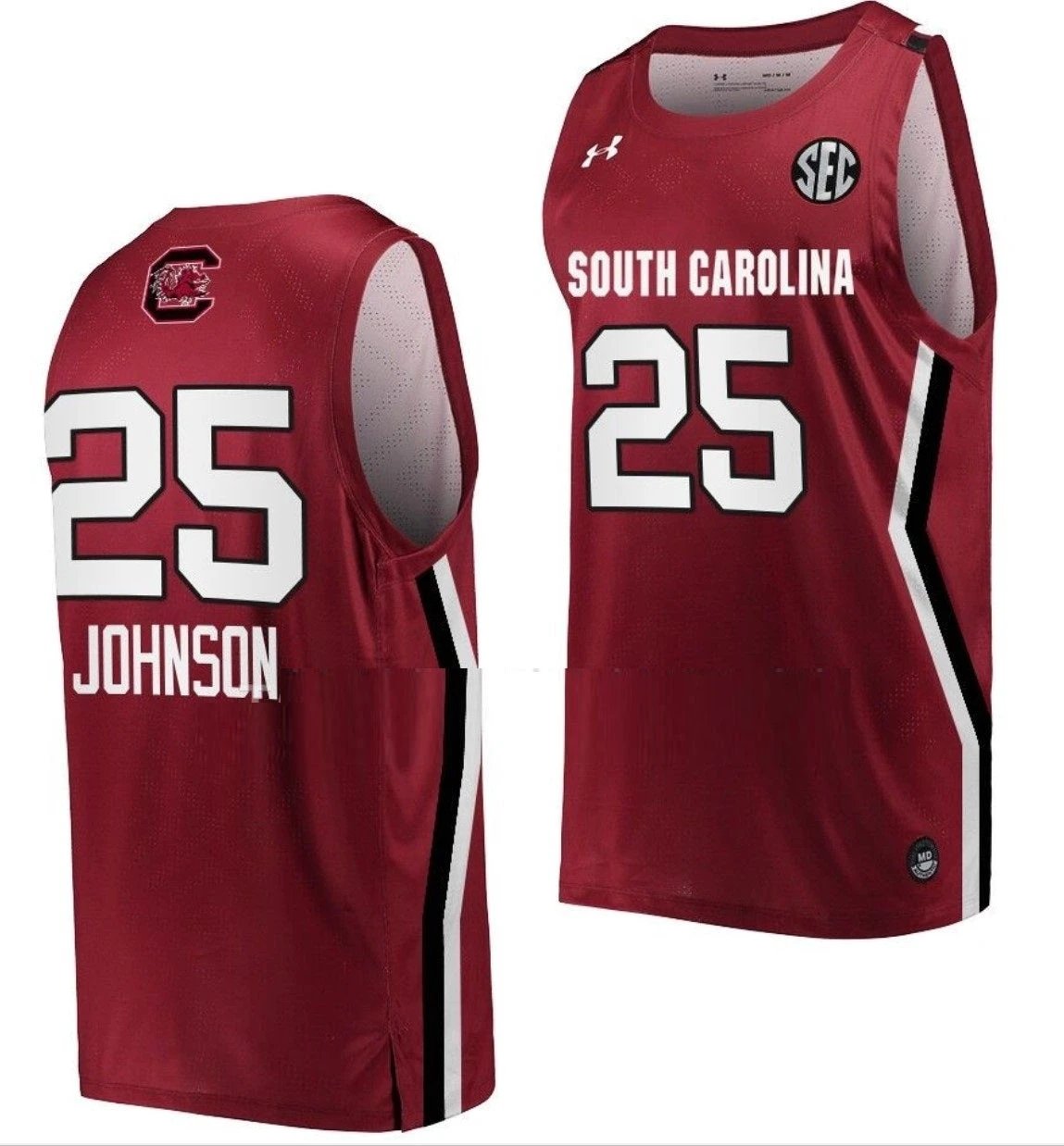 Raven Johnson Jersey South Carolina Gamecocks College Basketball Wine #25 by My store basketball