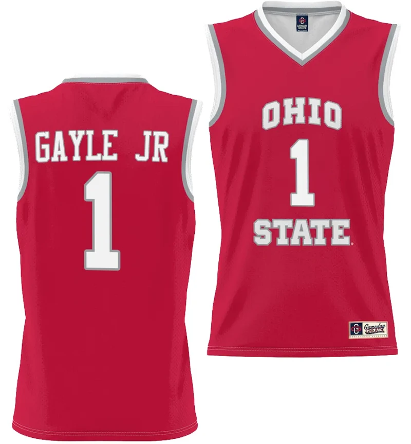 Roddy Gayle JrJersey #1 Ohio State Buckeyes College Basketball Lightweight Scarlet by My store basketball