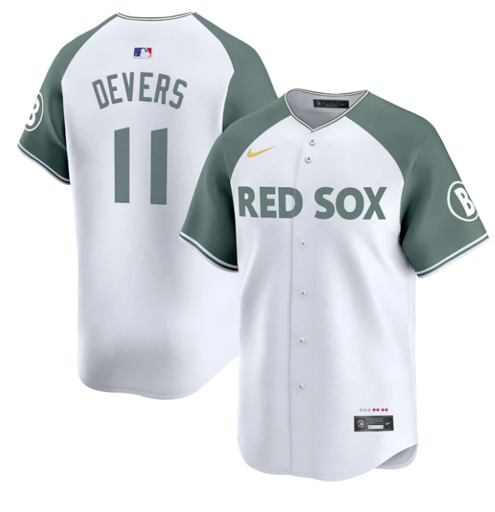 Rafael Devers Jersey #11 Boston Red Sox 2025 City Connect Vapor Premier Limited Stitched Alternate by My Store