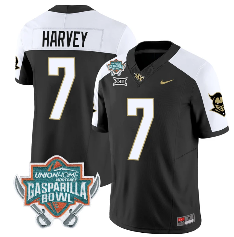 RJ Harvey Jersey #7 UCF Knights Unionhome Patch Vapor Football Stitched Alternate by My Store