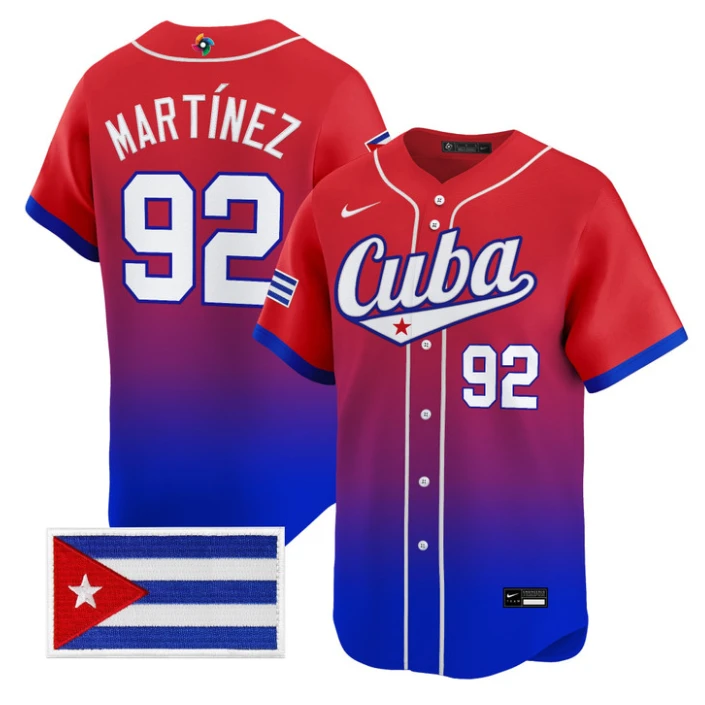 Raidel Martínez Jersey #92 Cuba World Baseball Classic 2026 Stitched by My Store