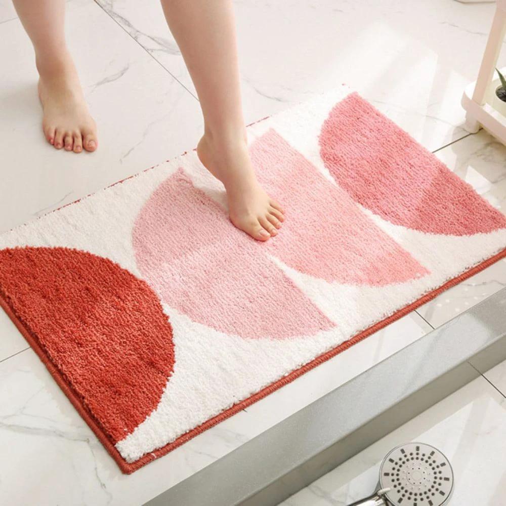 Rainbow Sunset Soft Bath Mat by Casa & Beyond