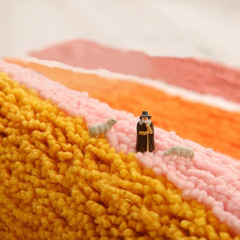 Rainbow Sunset Soft Bath Mat by Casa & Beyond