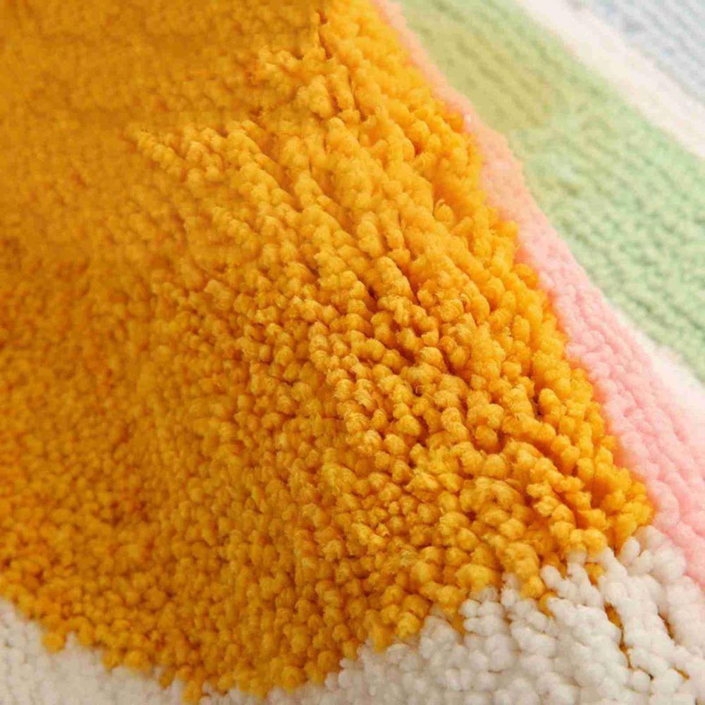 Rainbow Sunset Soft Bath Mat by Casa & Beyond