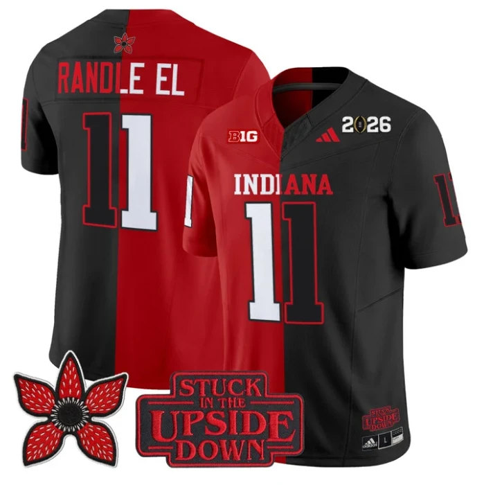 Randle El Jersey #11 Indiana Hoosiers Upside Down Edition Vapor Stitched by My Store NCAA Football Jerseys