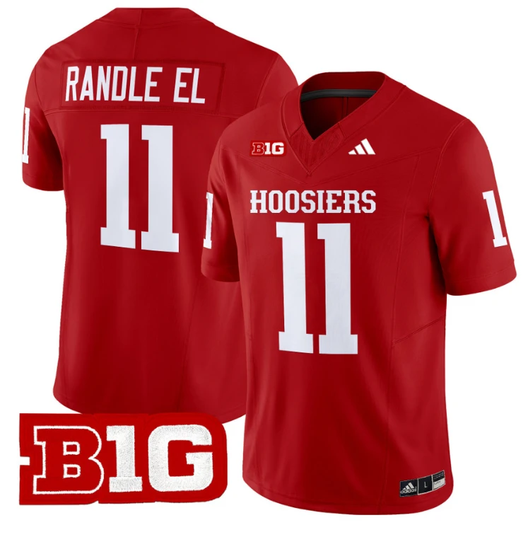 Randle El Jersey #11 Indiana Hoosiers Vapor Limited Football Crimson by My Store