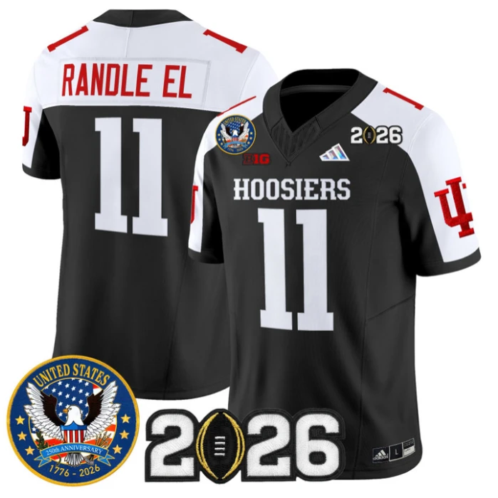 Randle El Jersey #11 Indiana Hoosiers United States 250th 2026 Stitched by My Store NCAA Football Jerseys