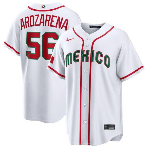 Randy Arozarena Jersey #56 Mexico Team 2026 World Baseball Classic Stitched White by My Store