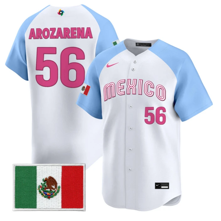 Randy Arozarena Jersey #56 Mexico World Baseball Classic 2026 Stitched by My Store