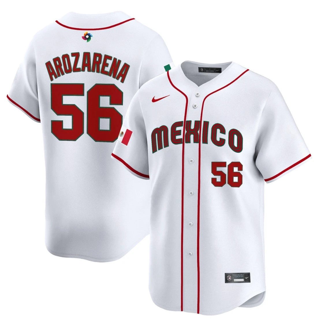 Randy Arozarena Jersey #56 Projected Team Mexico World Baseball Classic 2023 Style 2026 Roster by My Store