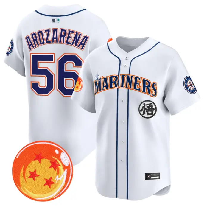 Randy Arozarena Jersey #56 Seattle Mariners Dragon Ball Premier Stitched by My Store