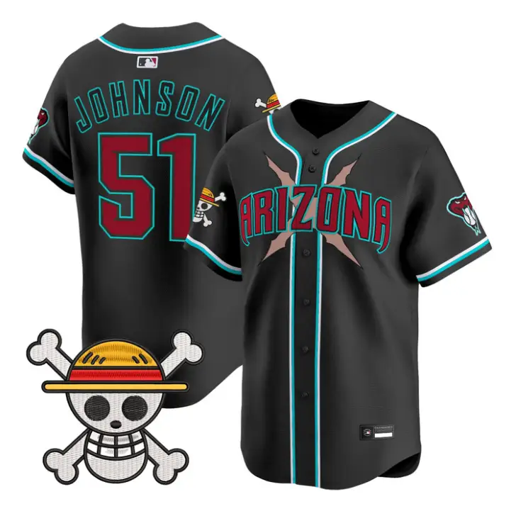 Randy Johnson Jersey #51 Diamondbacks One Piece Vapor Premier Stitched by My Store