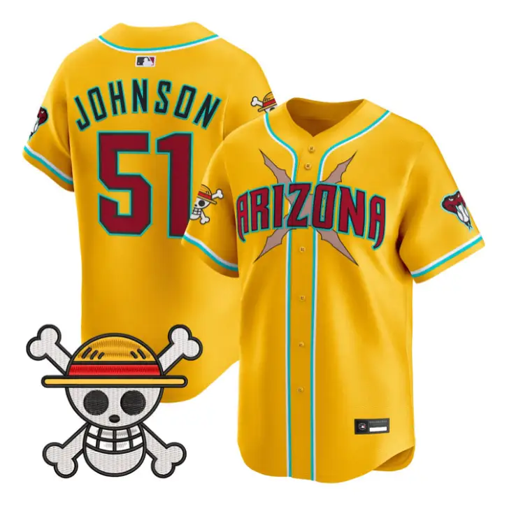 Randy Johnson Jersey #51 Diamondbacks One Piece Vapor Premier Stitched by My Store