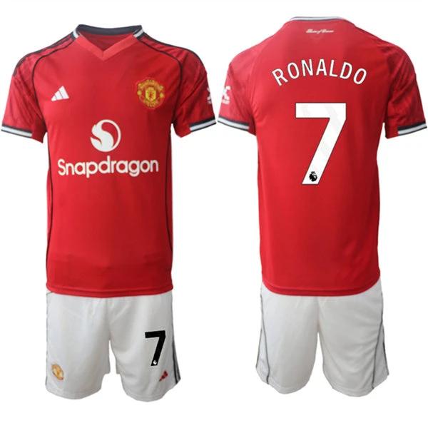 Ranoldo Jersey #7 Manchester United Red Home 2025-26 Soccer Suit by Soccer Jersey
