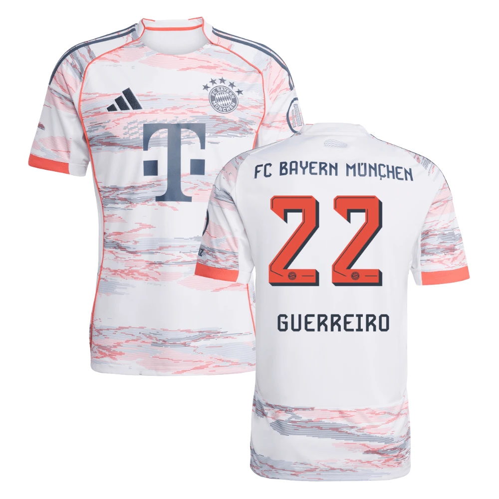 Raphael Guerreiro #22 Bayern Munich 2025-26 Away Men Jersey – White by Soccer Jersey
