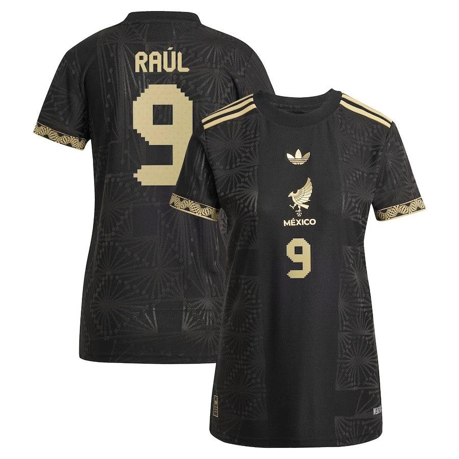Raúl Jimenez 9 Mexico National Team Women’s 2025 Third Jersey – Black by Soccer Jersey
