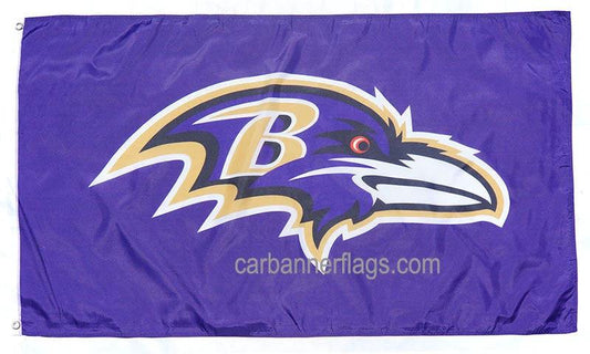 Baltimore Ravens Flag-3x5FT NFL Banner-100% polyester-gloves-champions-super bowl by flagsshop