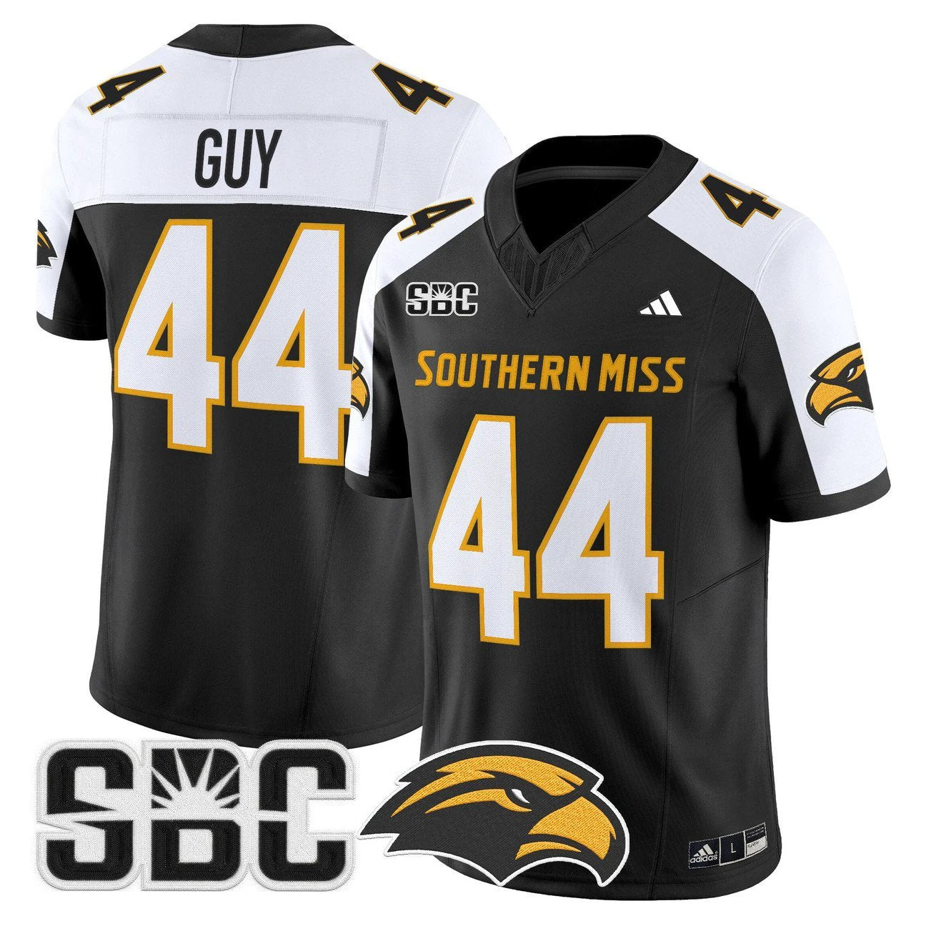 Ray Guy Jersey #44 Southern Miss Golden Eagles 2025 Vapor Limited Stitched by My Store NCAA Football Jerseys