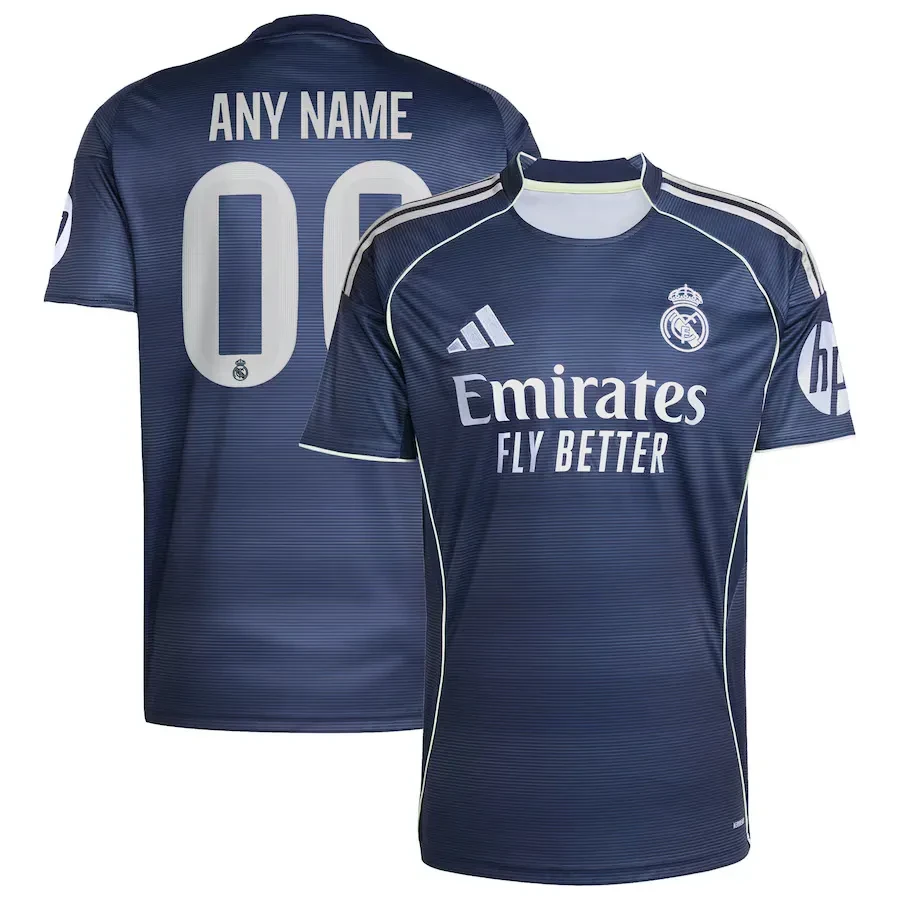Real Madrid 2025-26 Customize Away Jersey – Blue by Soccer Jersey