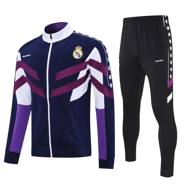 Real Madrid 2025-26 Soccer Training Set – Purple Thunder by Soccer Jersey