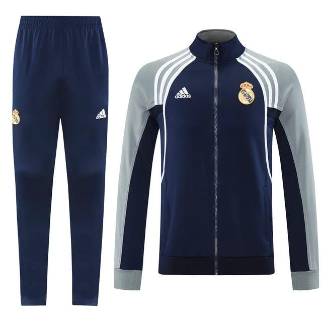 Real Madrid 2025-26 Soccer Training Set – Royal Blue White by Soccer Jersey