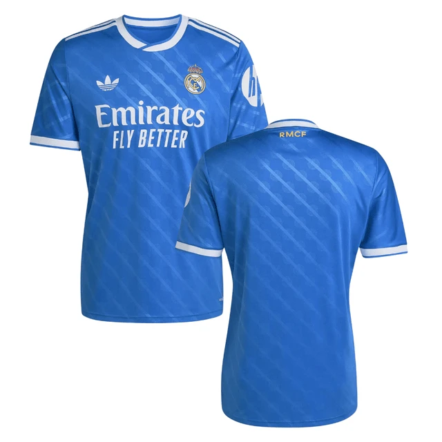 Real Madrid 2025-26 Third Match Jersey – Blue by Soccer Jersey