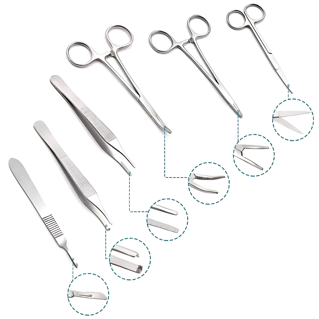 Durable Multi-Layer Silicone Pad with Tools – Tear-Resistant Reusable Training for Medical Students Bowlift by Bowlift