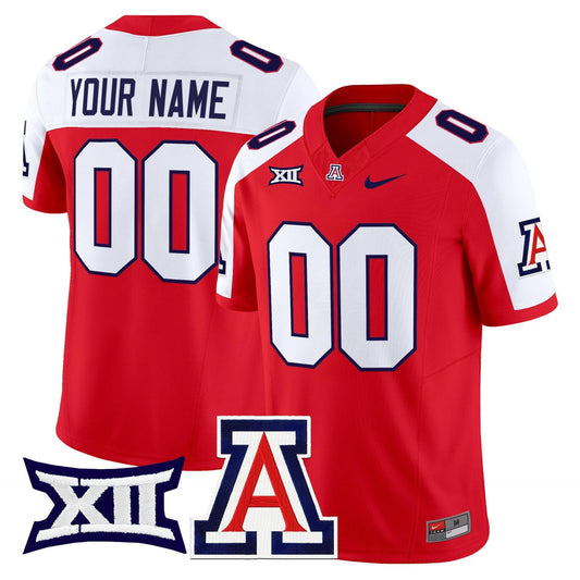 Custom Arizona Wildcats Jersey Name, Number 2025 Limited Stitched Red Alternate by My Store