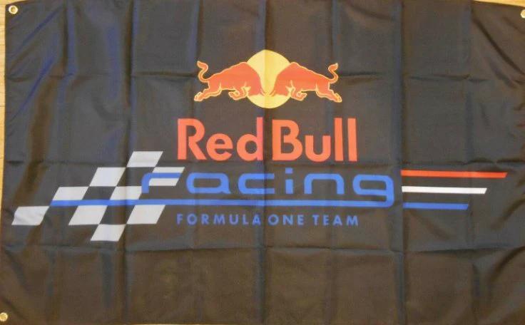 Red Bull Man Cave Automotive Racing Flag 3X5 Ft Polyester Banner USA 90x150cm RedBull by flagsjustdoit