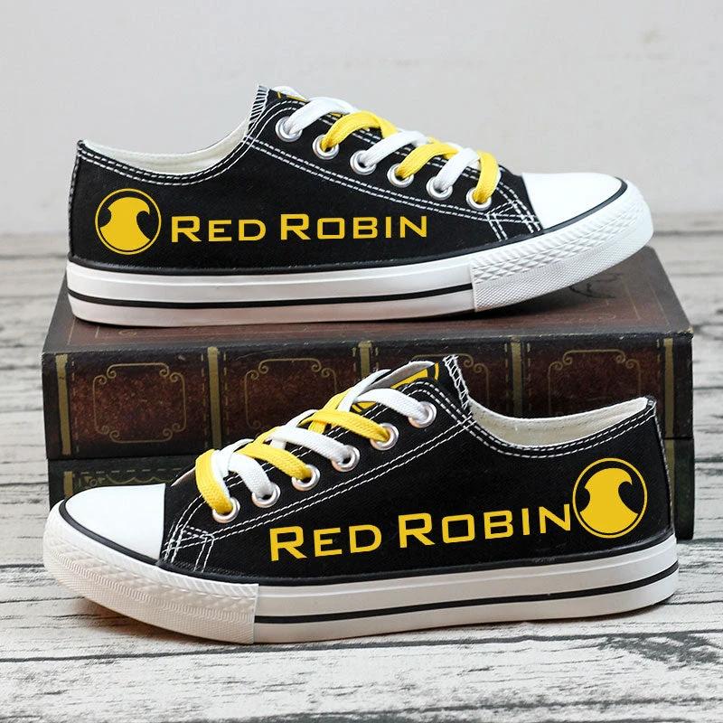 Red Robin Low Top Canvas Sport Sneakers Shoes For Men Women Fans by Crocs