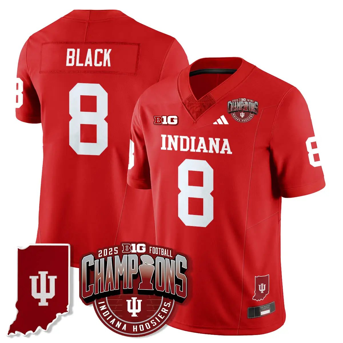 IND Vapor Limited Football Jersey - Big 10 Champions by Indiana Hoosiers