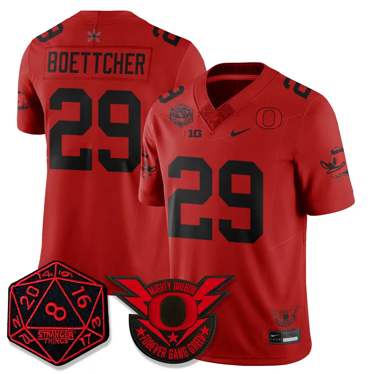 ORE Stranger Things Vapor Limited Jersey by Oregon Ducks