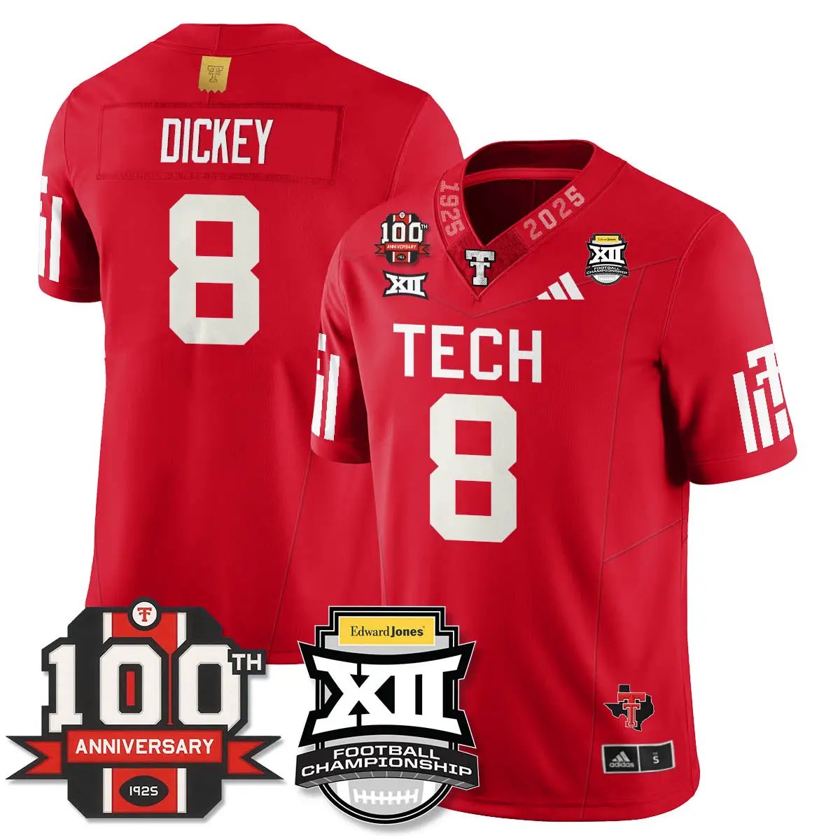 TTU Vapor Limited Jersey - Edward Jones Champions by Texas Tech Red Raiders