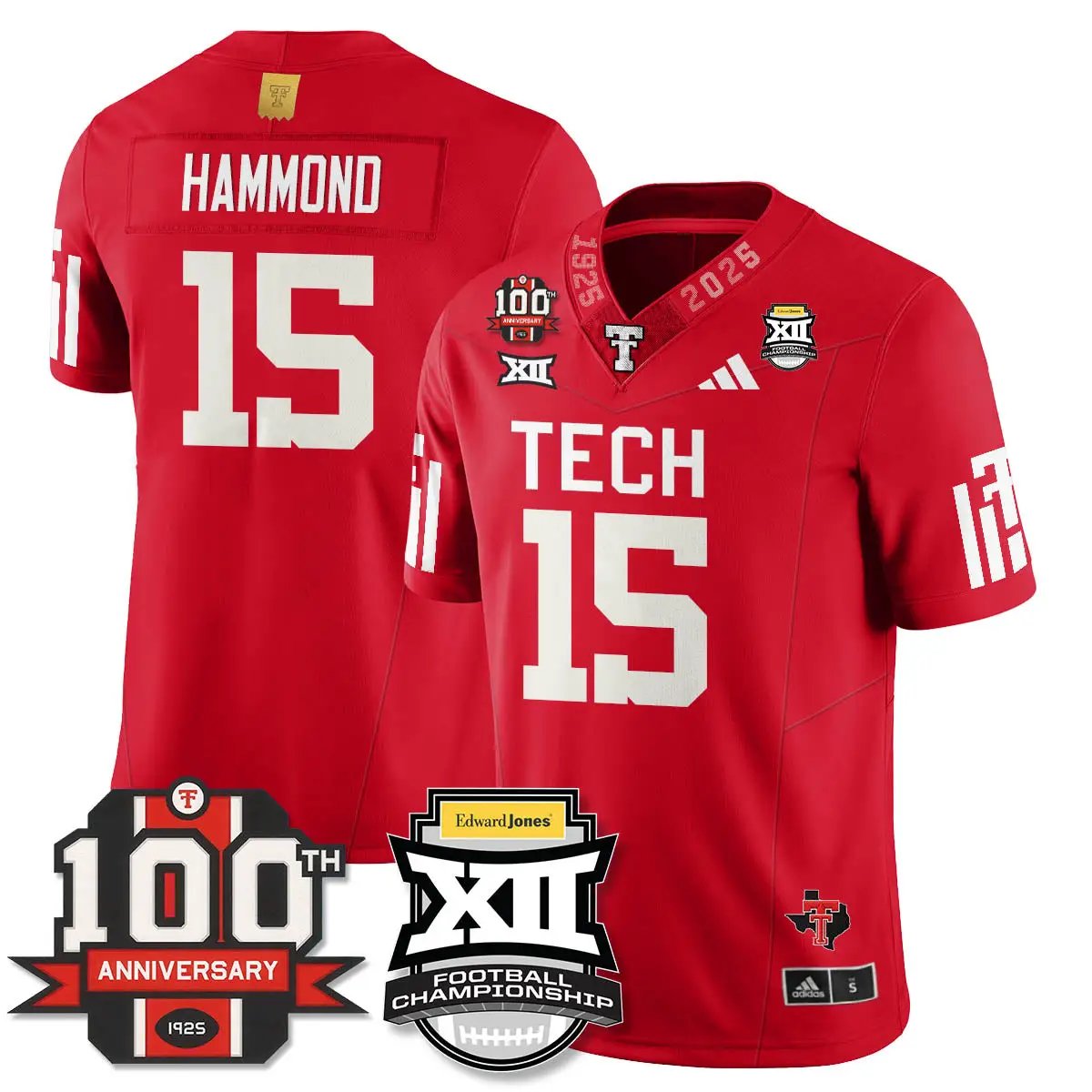 TTU Vapor Limited Jersey - Edward Jones Champions by Texas Tech Red Raiders