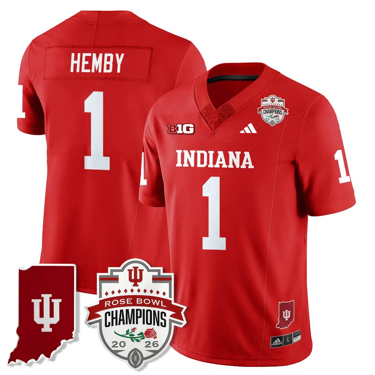 IND Vapor Limited Football Jersey - Rose Bowl Champions by Indiana Hoosiers