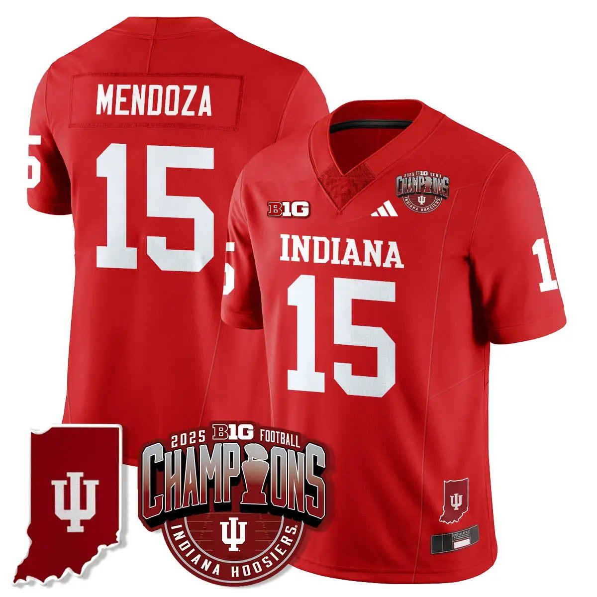 IND Vapor Limited Football Jersey - Big 10 Champions by Indiana Hoosiers