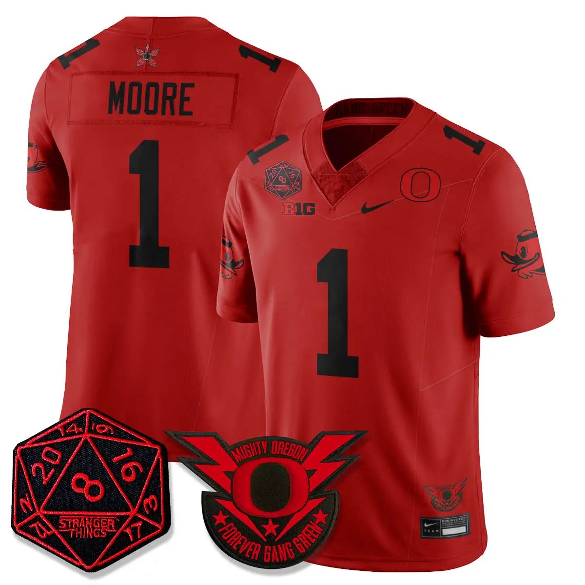 ORE Stranger Things Vapor Limited Jersey by Oregon Ducks