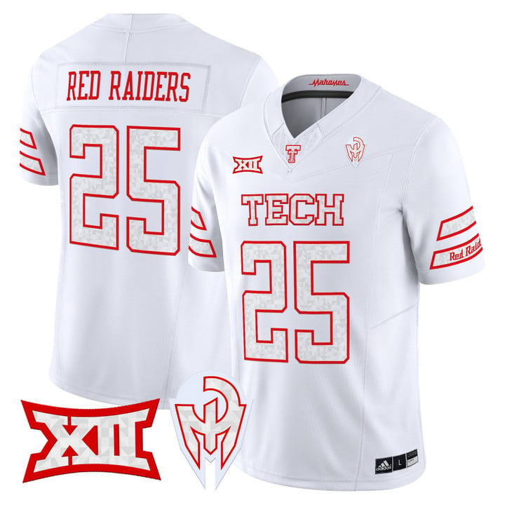 Red Raiders Jersey #25 Texas Tech Too Cold Vapor Limited Stitched by My Store NCAA Football Jerseys