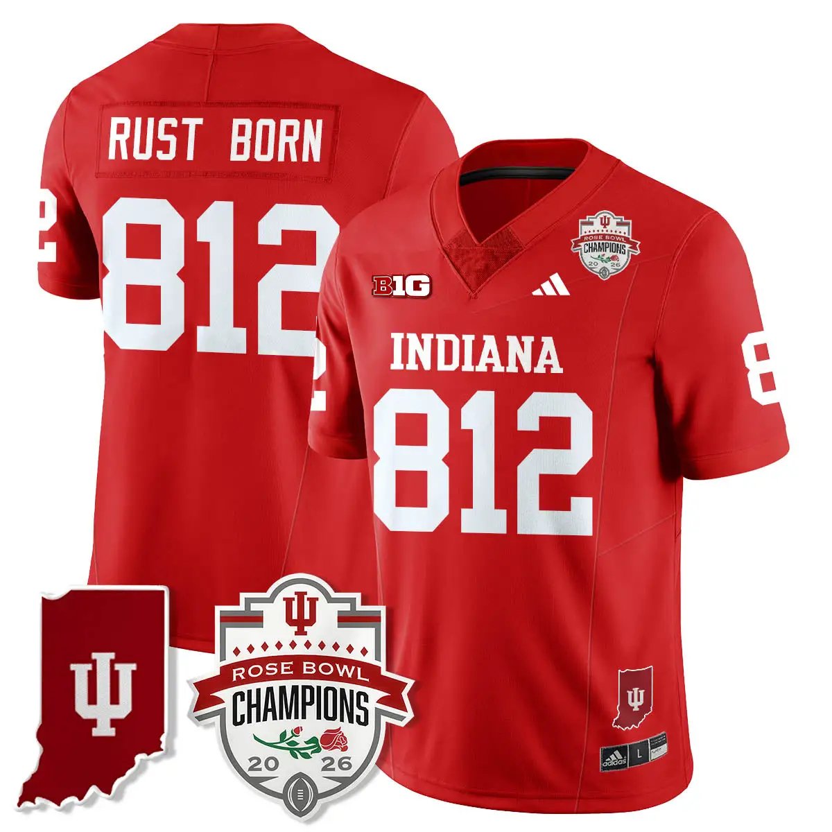 IND Vapor Limited Football Jersey - Rose Bowl Champions by Indiana Hoosiers